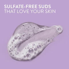 Native sulfate-free body wash floral scent closeup; lilac and citrus notes