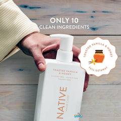 Two-pack of Native Toasted Vanilla & Honey for easy sharing.