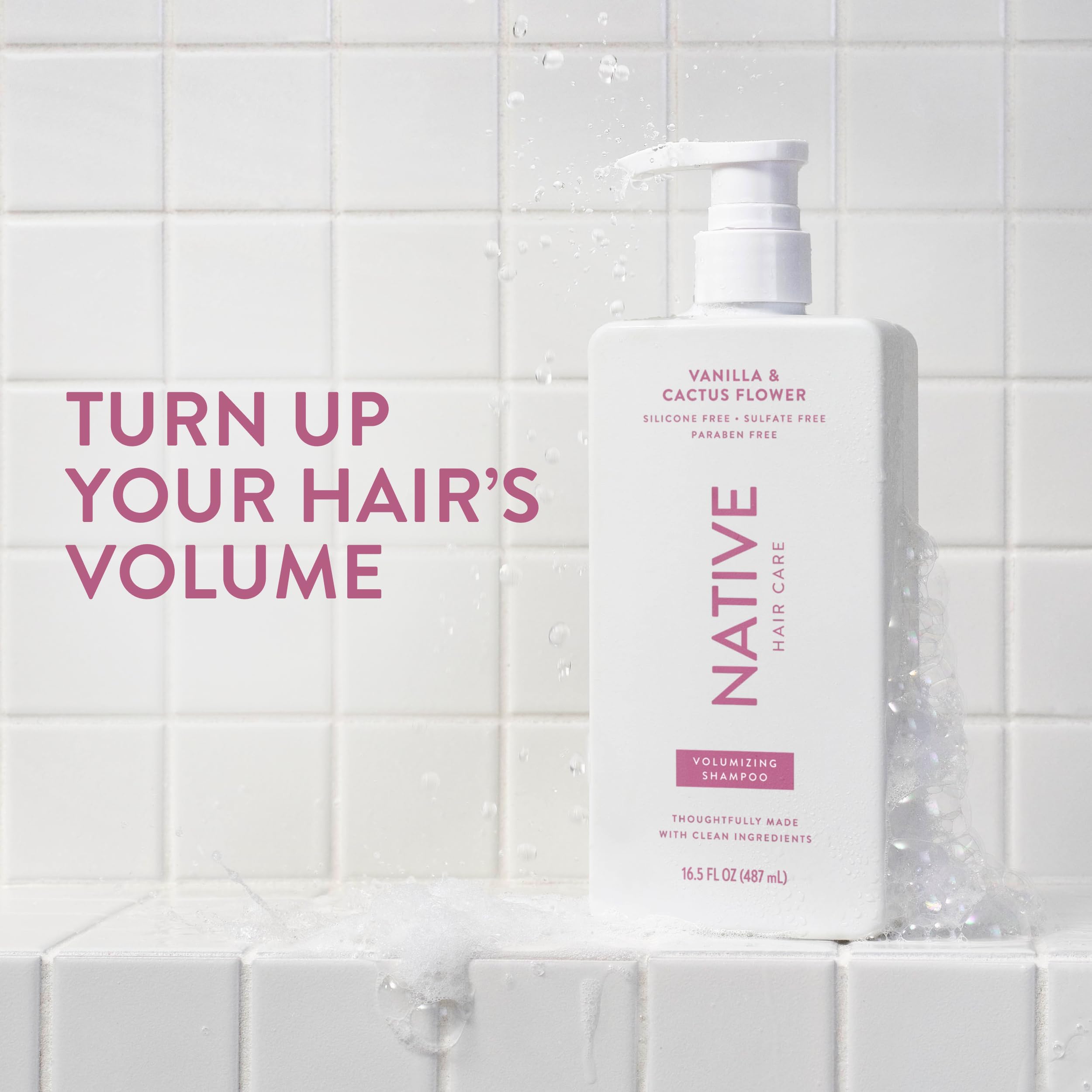 Native Vanilla & Cactus Flower 2-in-1 conditioner bottle for smooth, hydrated strands.