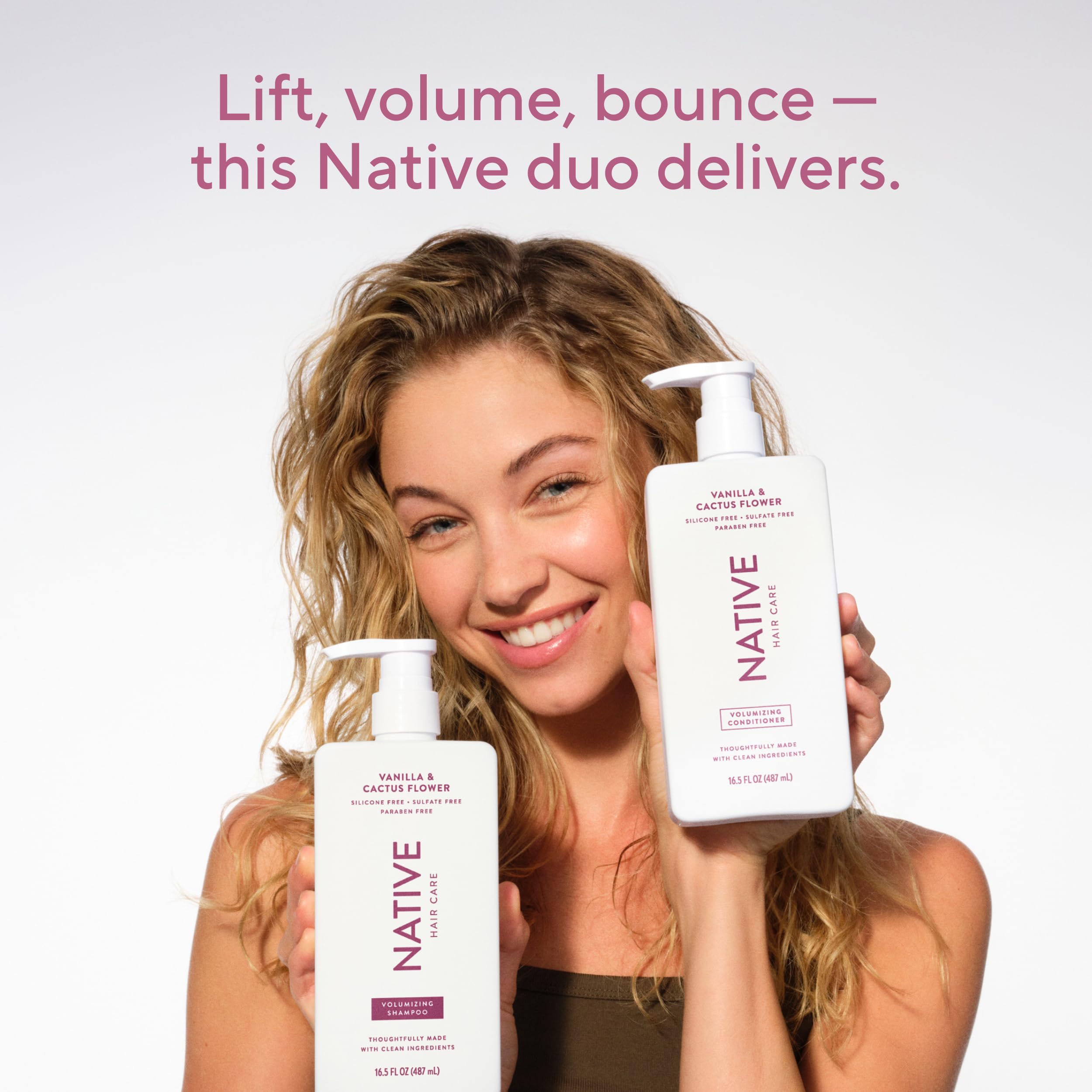 Native Vanilla & Cactus Flower scent notes of vanilla and cactus bloom.