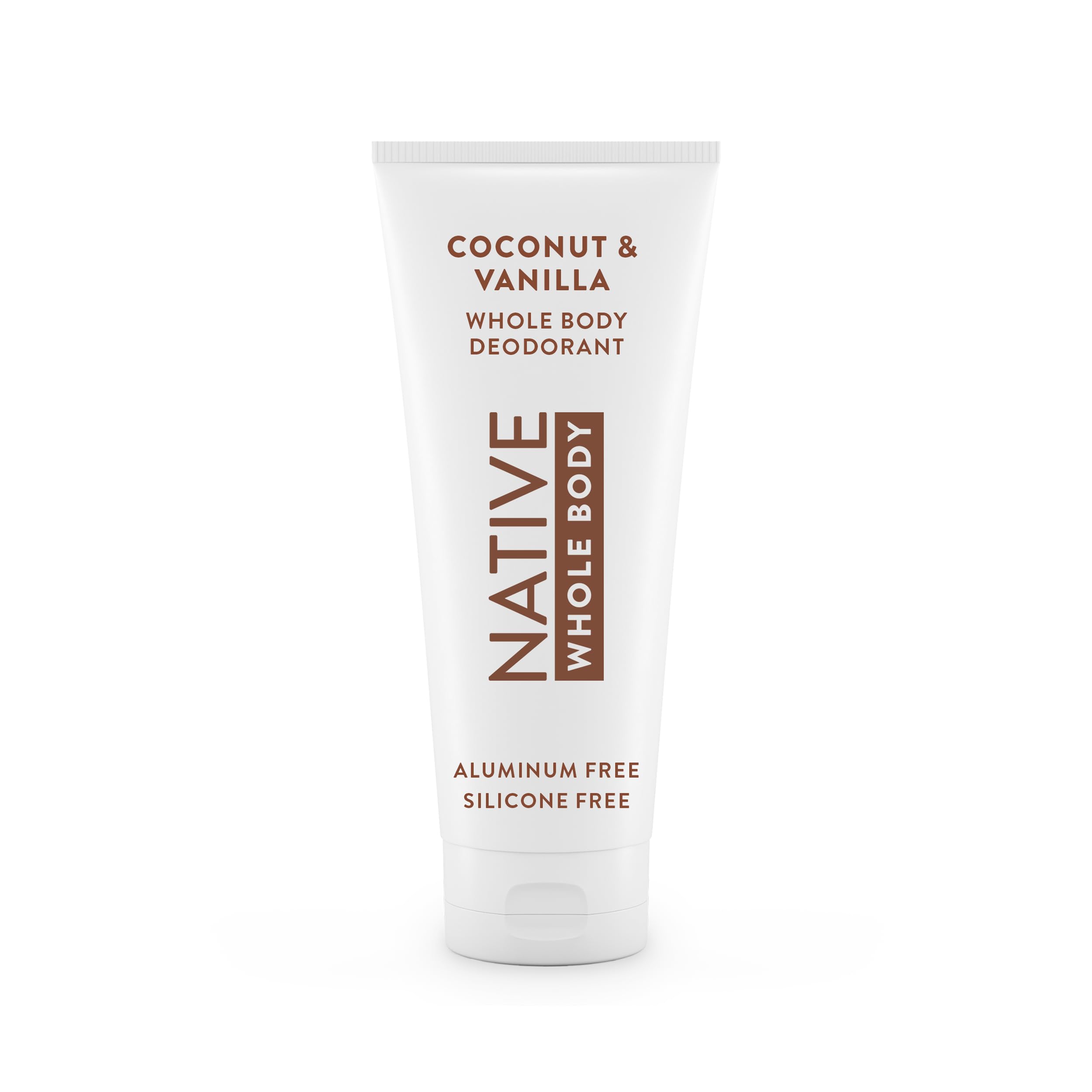 Native Whole Body Deodorant Cream jar with creamy texture and 72-hour protection