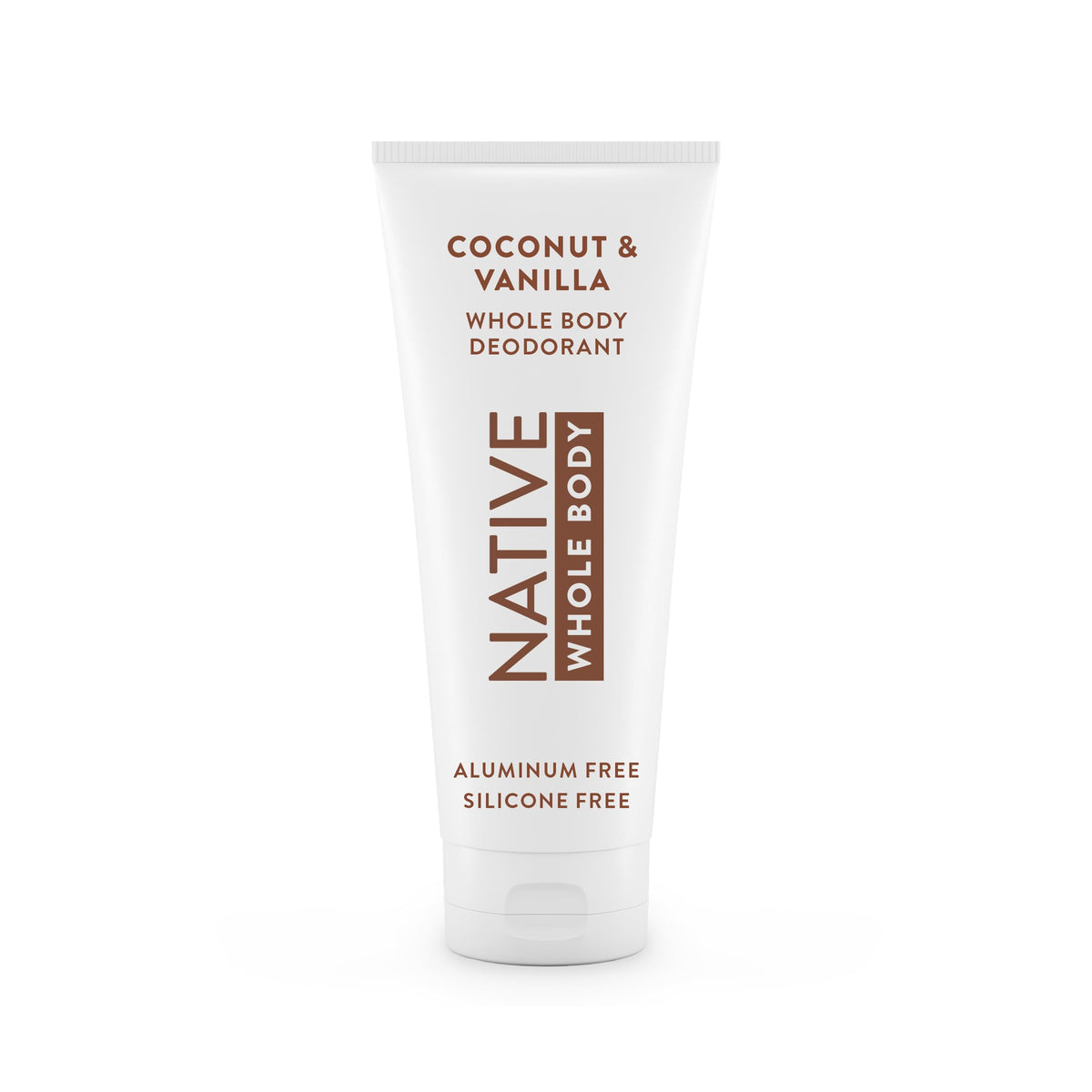 Native Whole Body Deodorant Cream jar with creamy texture and 72-hour protection