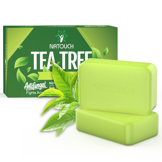 Natouch antifungal antibacterial soap bar packaging for daily face and body cleansing