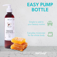 NatShop Easy Pump Dispensing bottle for hygienic, mess-free application.