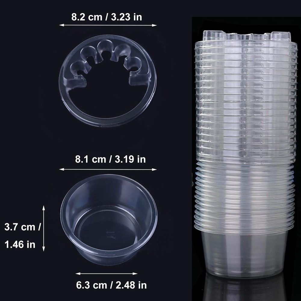 NATUMER disposable dipping cups offer hygienic, single-use convenience during sessions.