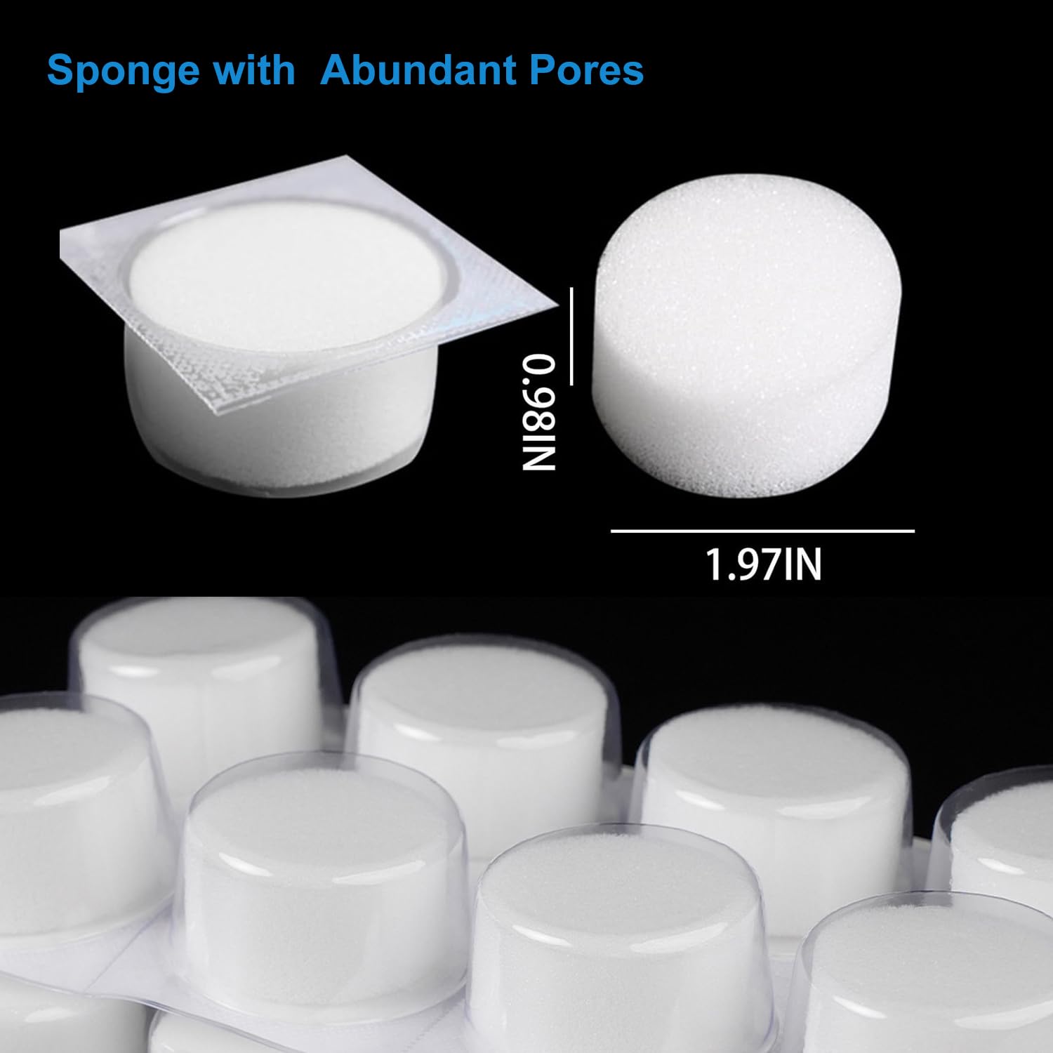 NATUMER eco-friendly foam liner helps clean and prep needles safely.
