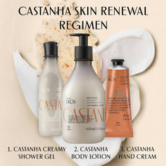 Vegan Cruelty-Free Natura Castanha logo on packaging