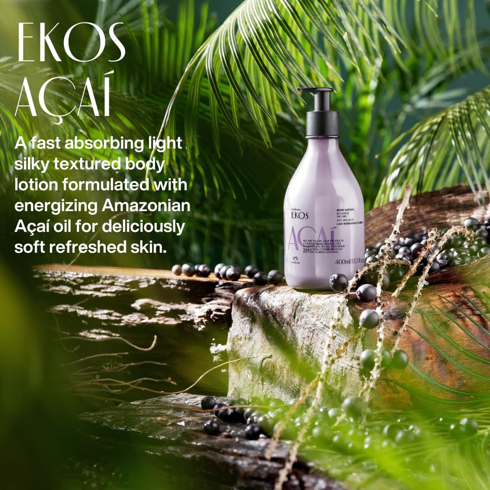 Natura Ekos Açaí Revitalizing skin glow emphasizes elasticity and hydration