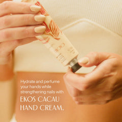 Natura Ekos Cacau nails and cuticles appear conditioned after use