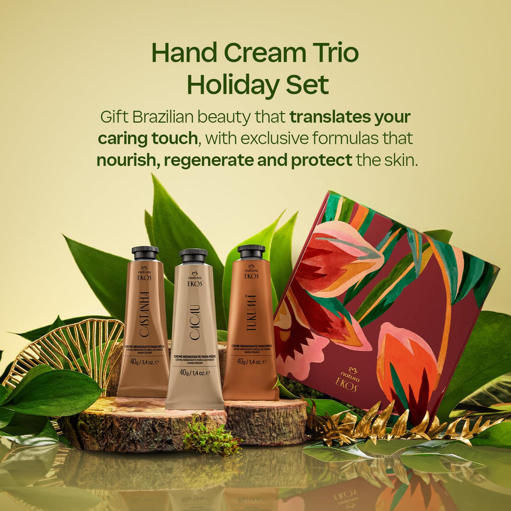 Natura Ekos Cacau hand cream finish is silky and non-greasy.