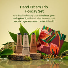 Natura Ekos Cacau hand cream finish is silky and non-greasy.