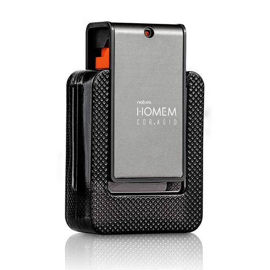 Natura Homem Cor Agio Deo bottle front, a woody, intense scent for special occasions.