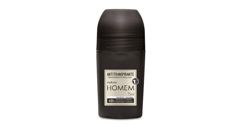 Natura Men Invisible Roll-On 75ml bottle for a clear finish and all-day freshness.