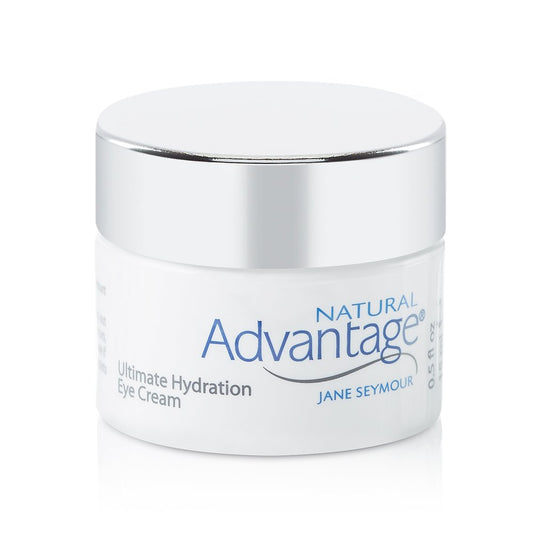 Natural Advantage Ultimate Hydration Eye Cream bottle for daily eye moisture and premium packaging