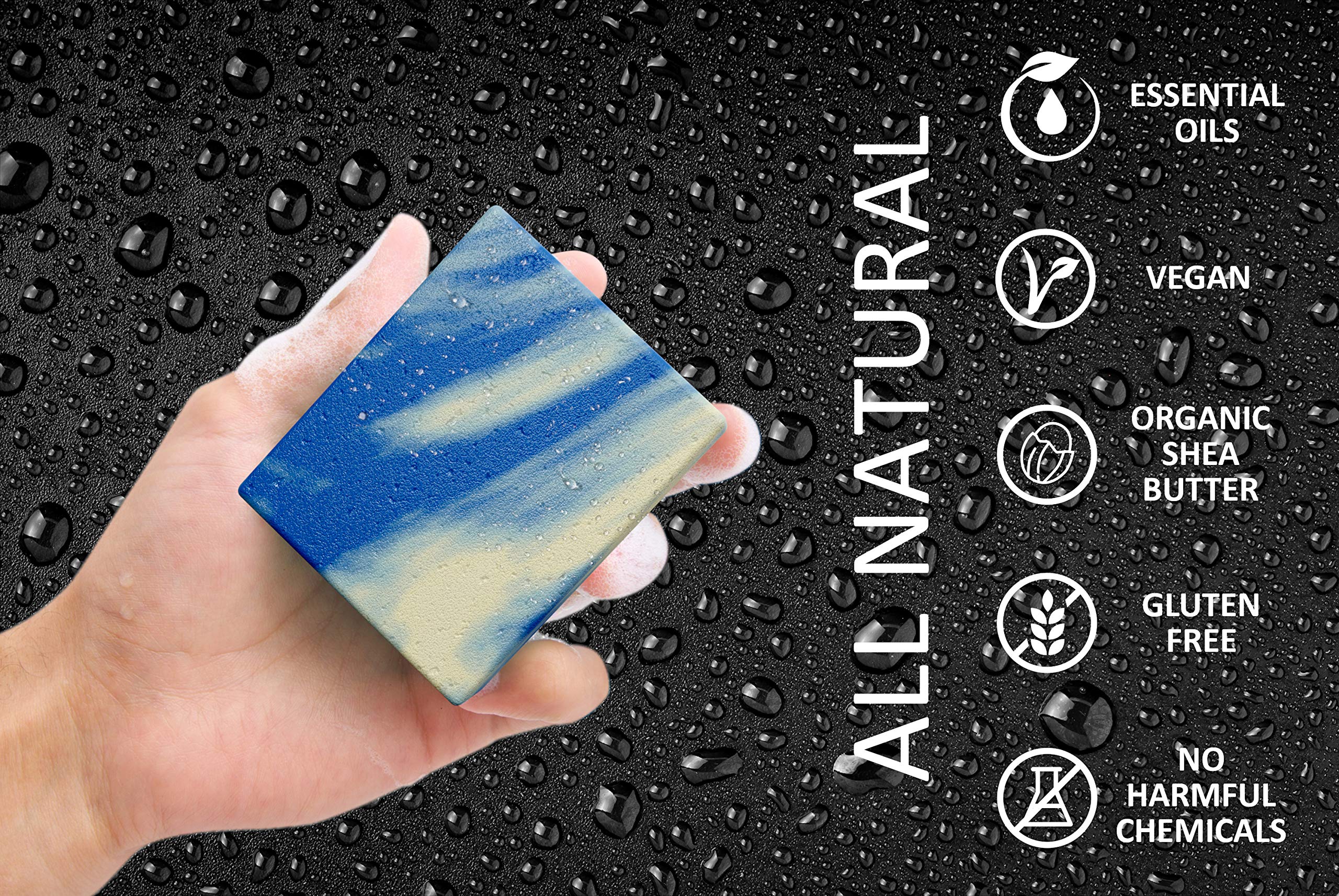 NATURAL AMERICAN SOLDIER ingredients and essential oils provide a natural, inviting aroma.