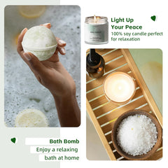 Natural Amor Green Spa Gift Set gift-ready packaging for gifting.