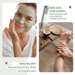 Natural Amor Los Angeles bath salt jar for luxurious soak and revived skin