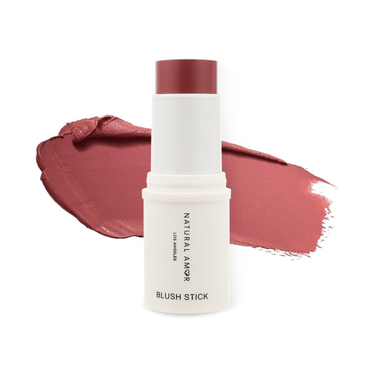 Natural Amor Los Angeles blush stick compact for on-the-go color.