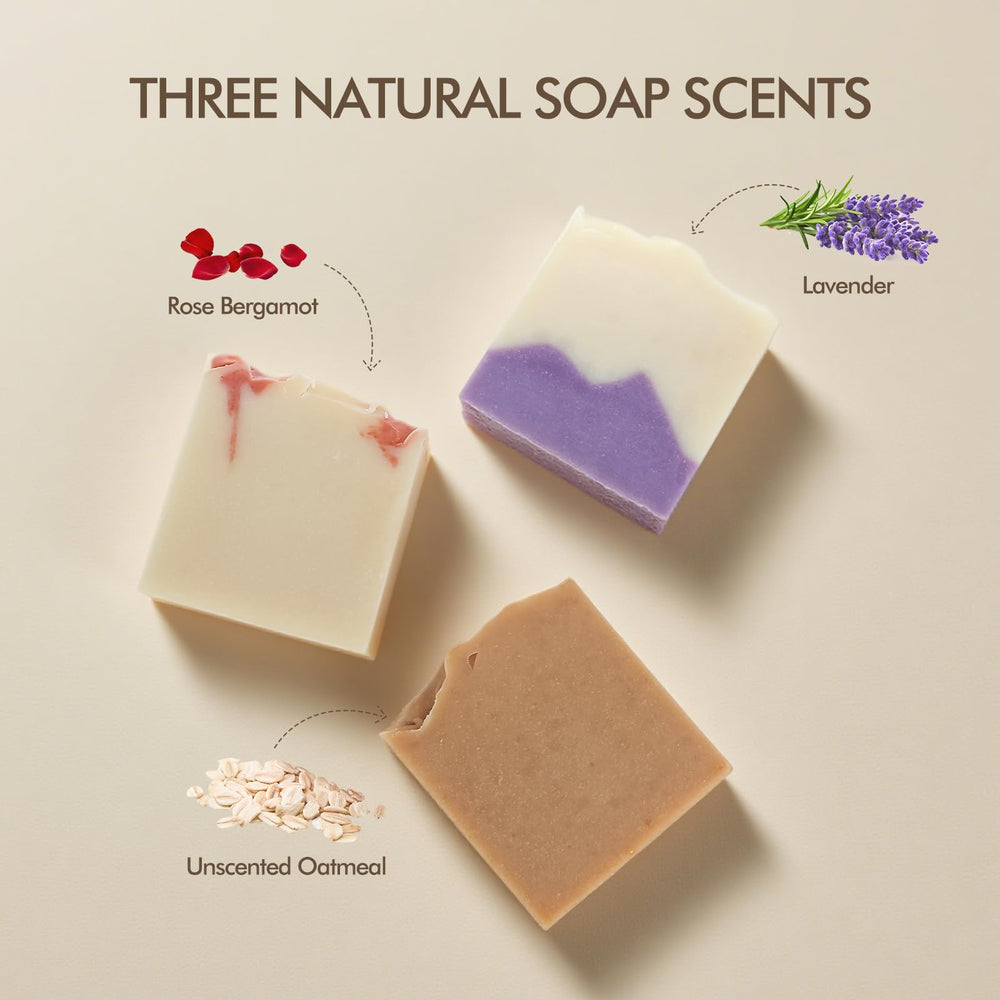 Natural Amor Los Angeles Cold Processed soap bar shows small-batch craftsmanship.