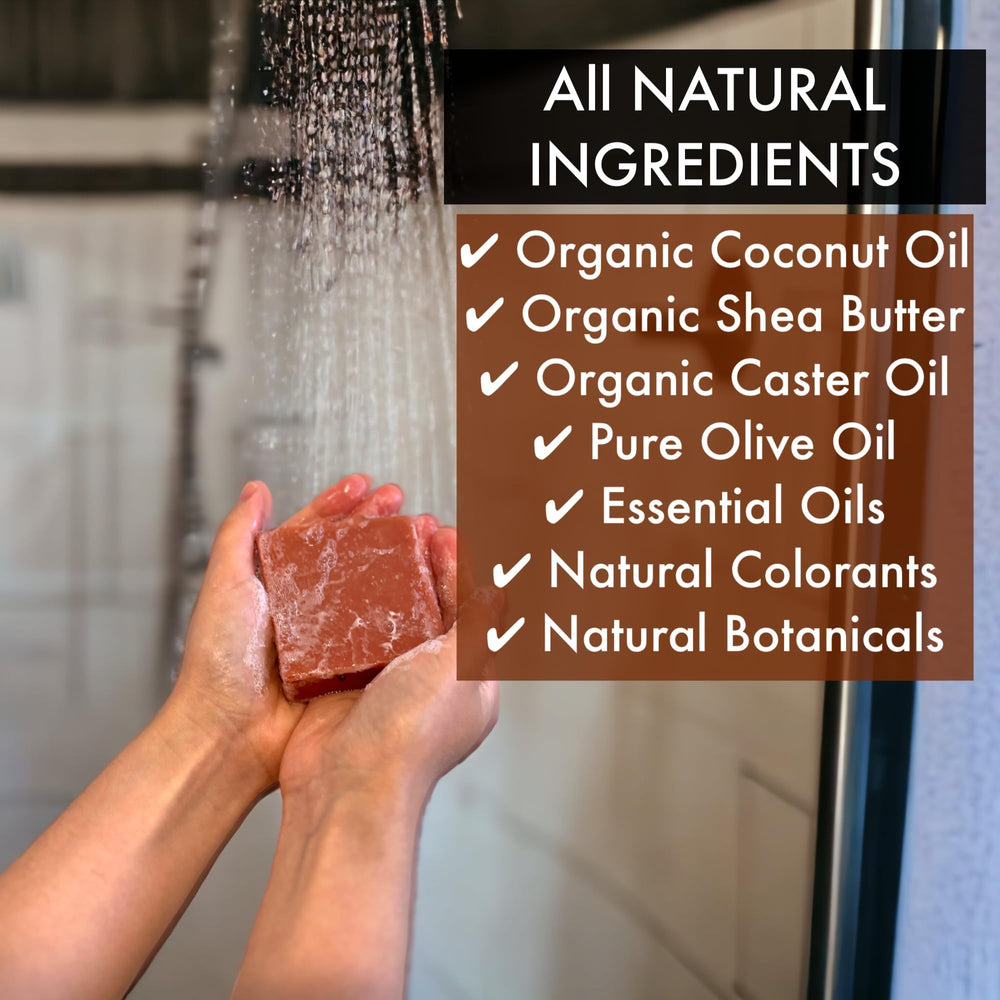 Natural Amor Los Angeles essential oil fragrance soap, natural scent without artificial additives.