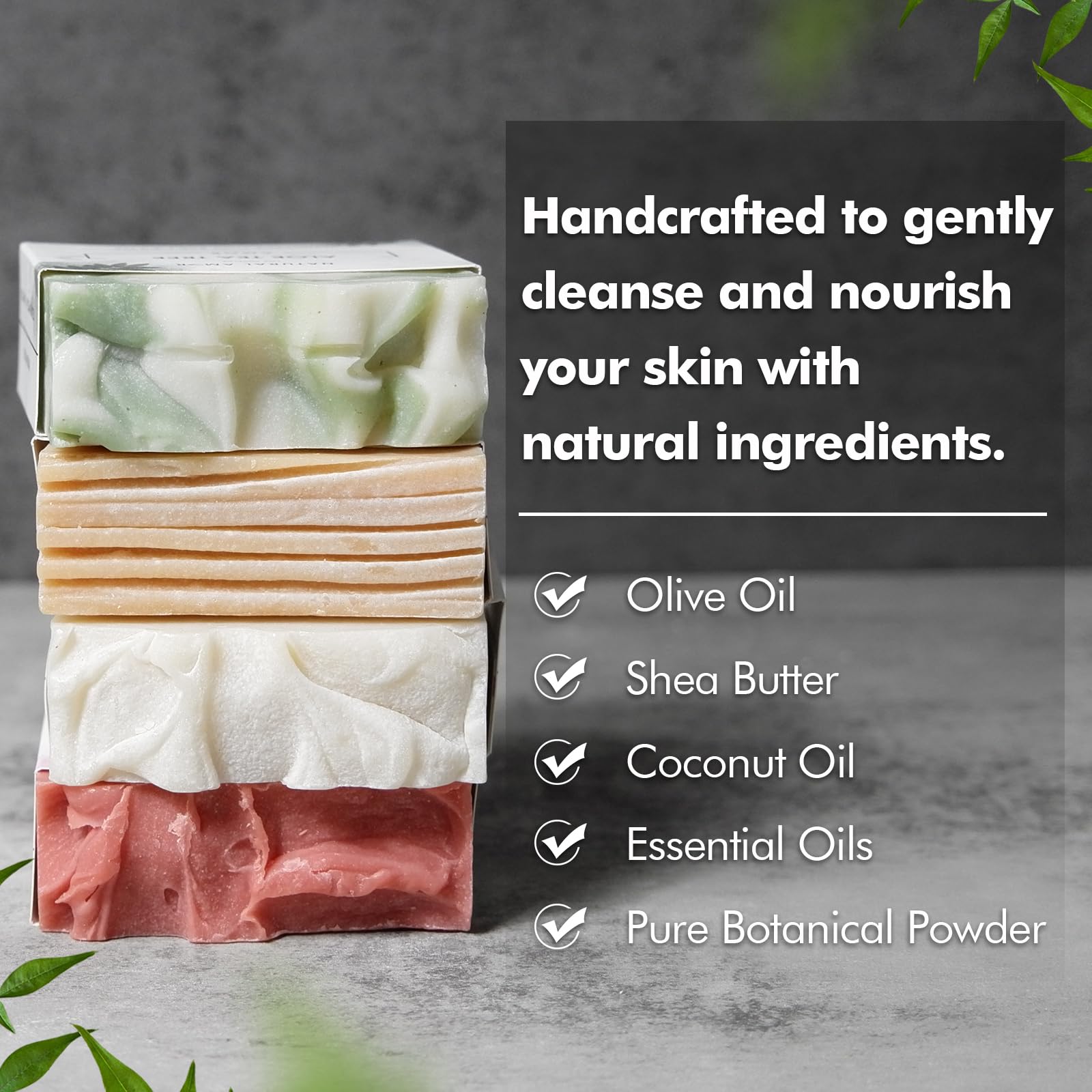 Natural Amor Los Angeles gift box soap set, ideal for stylish gifting and spa moments.