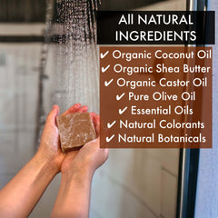 Natural Amor Los Angeles Handmade small-batch soap collection.