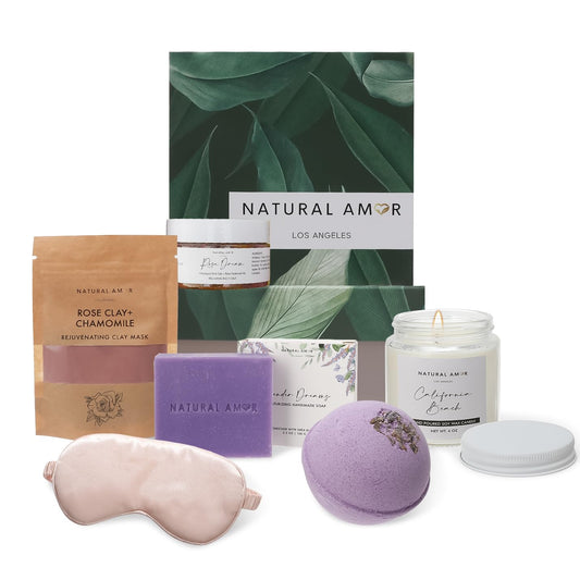 Natural Amor Los Angeles lavender soap for calming daily self-care