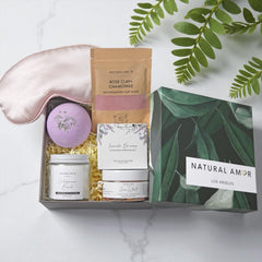 Natural Amor Los Angeles rose clay mask for gentle facial refresh and glow