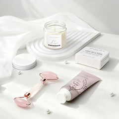 Natural Amor Los Angeles spa gift set scented candle for ambient tranquility