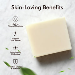 Natural Amor Los Angeles handmade soap bar encourages calm shower routine.