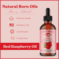 Natural Born Oils amber oil texture suggests rich nourishment for skin and hair.