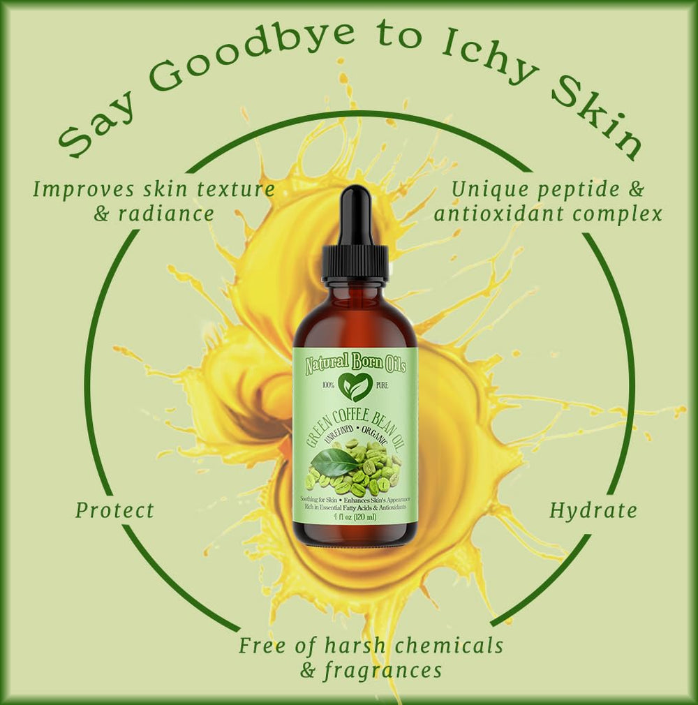 Product image demonstrates skin and hair care routine with this oil
