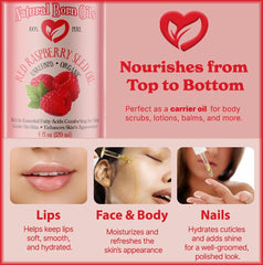 Natural Born Oils skincare routine boost image suggests daily use integration.