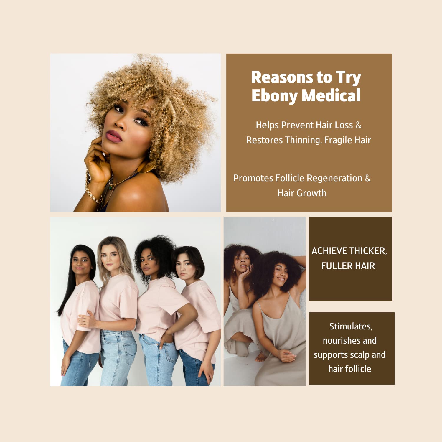 Natural Curves Ebony healthy hair gloss after use.