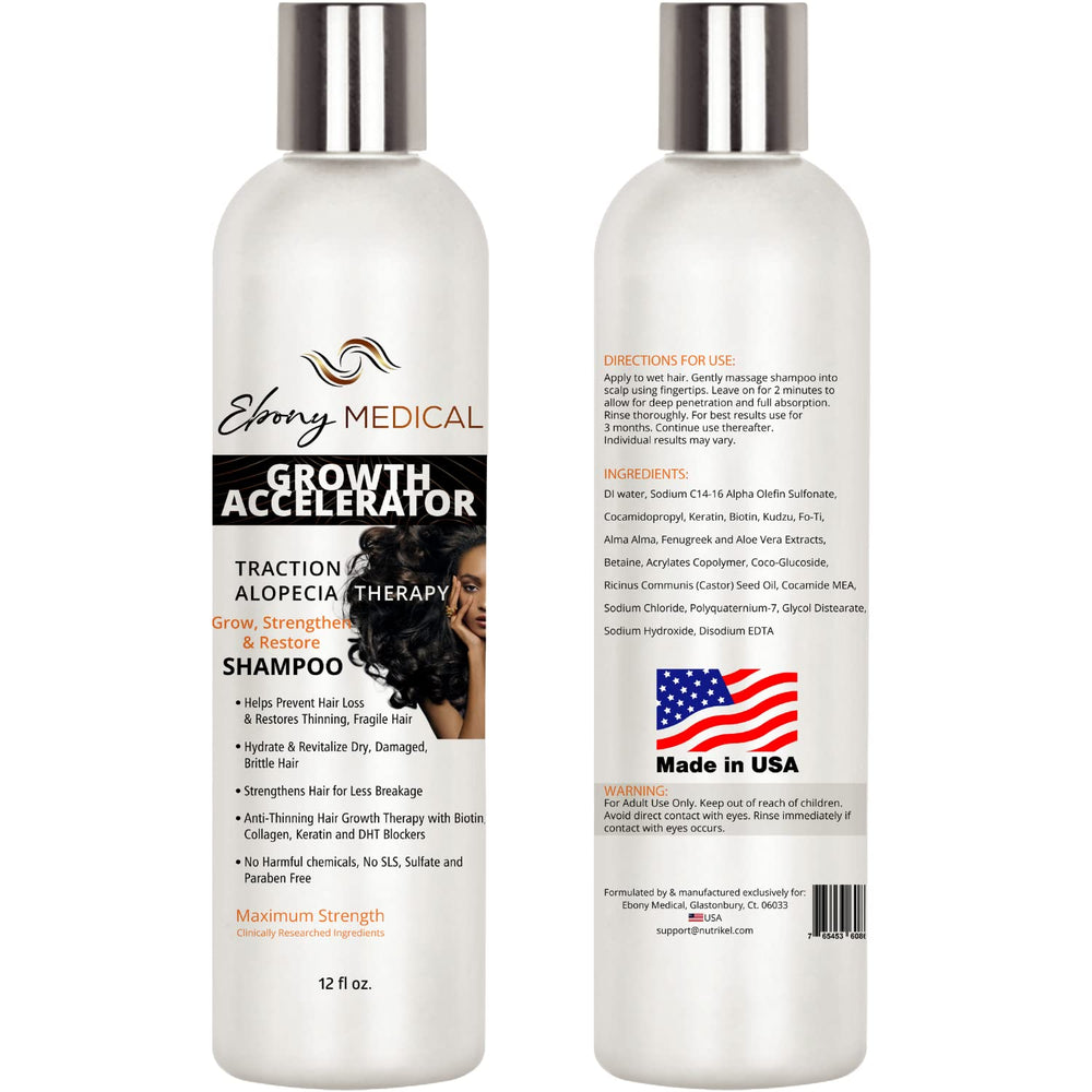 Natural Curves Ebony textured hair section showing shine and smoothness.
