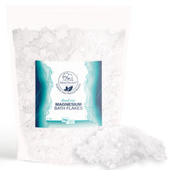 Natural Elephant Dead Sea Bath Flakes in a 5 lb bag for a mineral-rich soak.