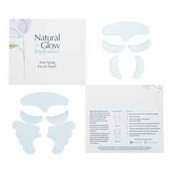 Natural Glow Hydration Petals forehead patch soft silicone contour for smoother-looking forehead lines.