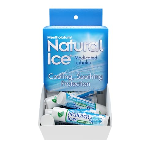 Natural Ice lip balm display with 48 tubes for family lip care