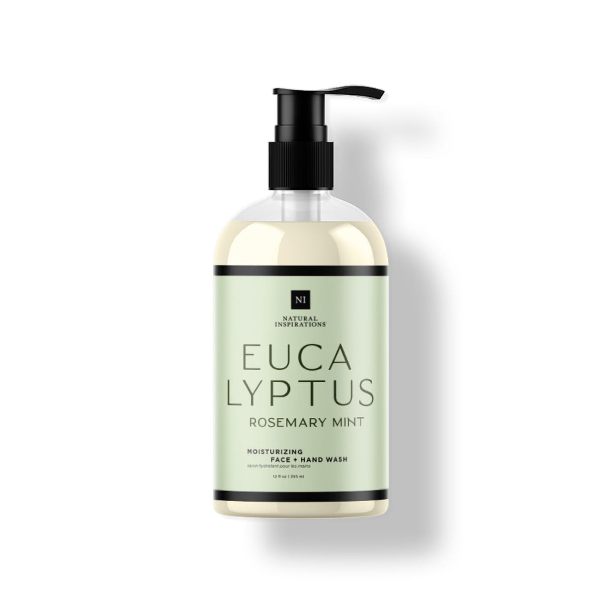 Natural Inspirations eucalyptus-rosemary-mint-wash-bottle: refreshing cleanse for hands and face.