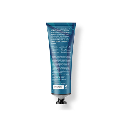 Natural Inspirations texture swatch reveals quick-absorbing, non-greasy hand feel.