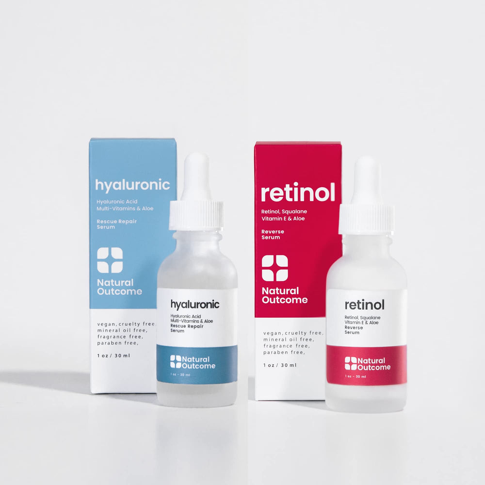 Natural Outcome Made in USA label on packaging signaling quality and safety.