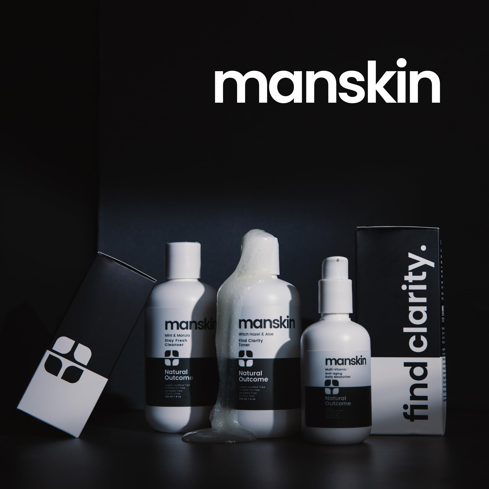 Natural Outcome marula oil ingredient close-up for nourishing skin softness.
