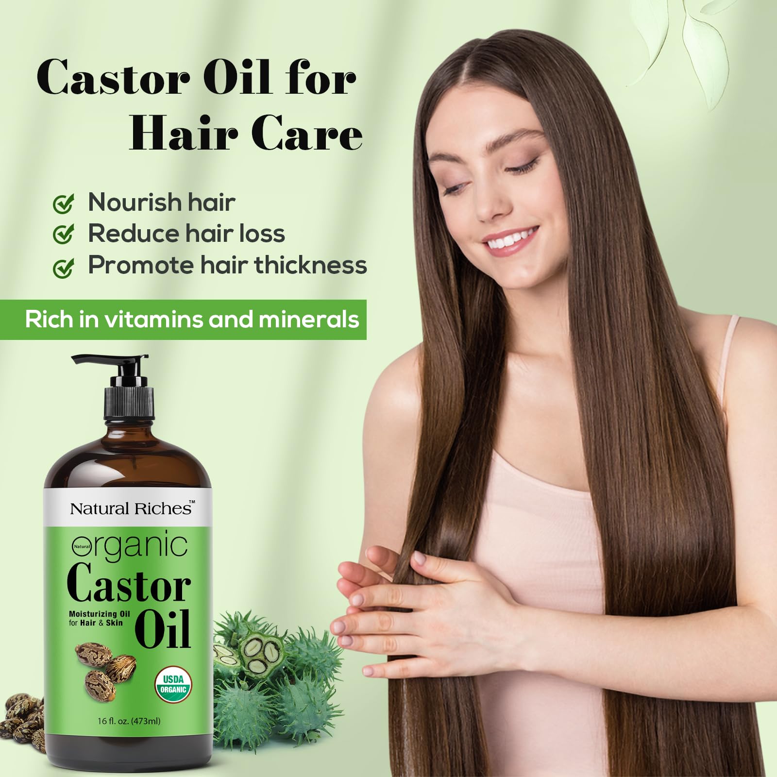 Natural Riches hexane-free oil delivers a clean, pure formula