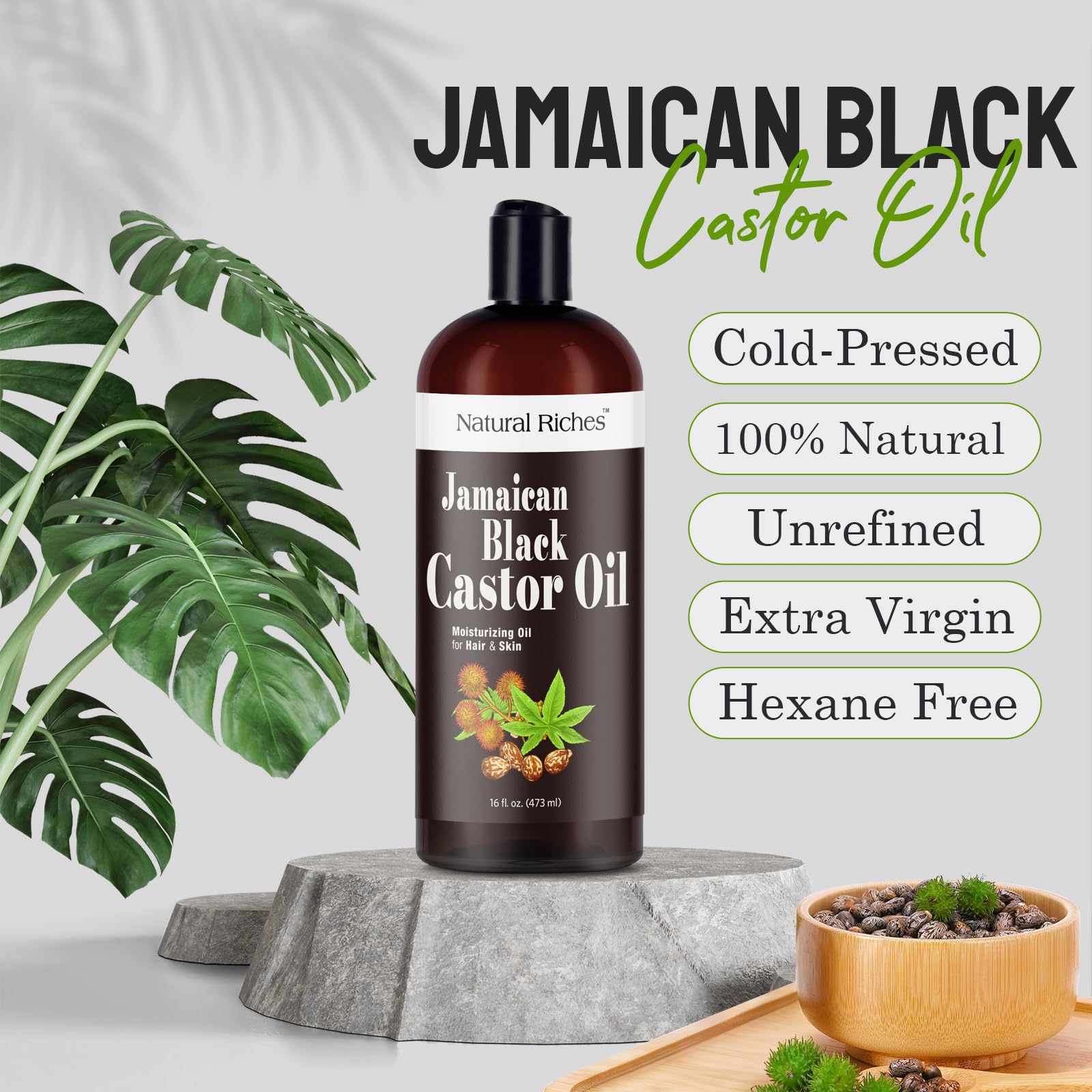 Natural Riches oil on eyebrows for natural grooming and condition.