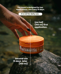 Natural Sant Batanavital frizz-control for sleek, manageable hair.