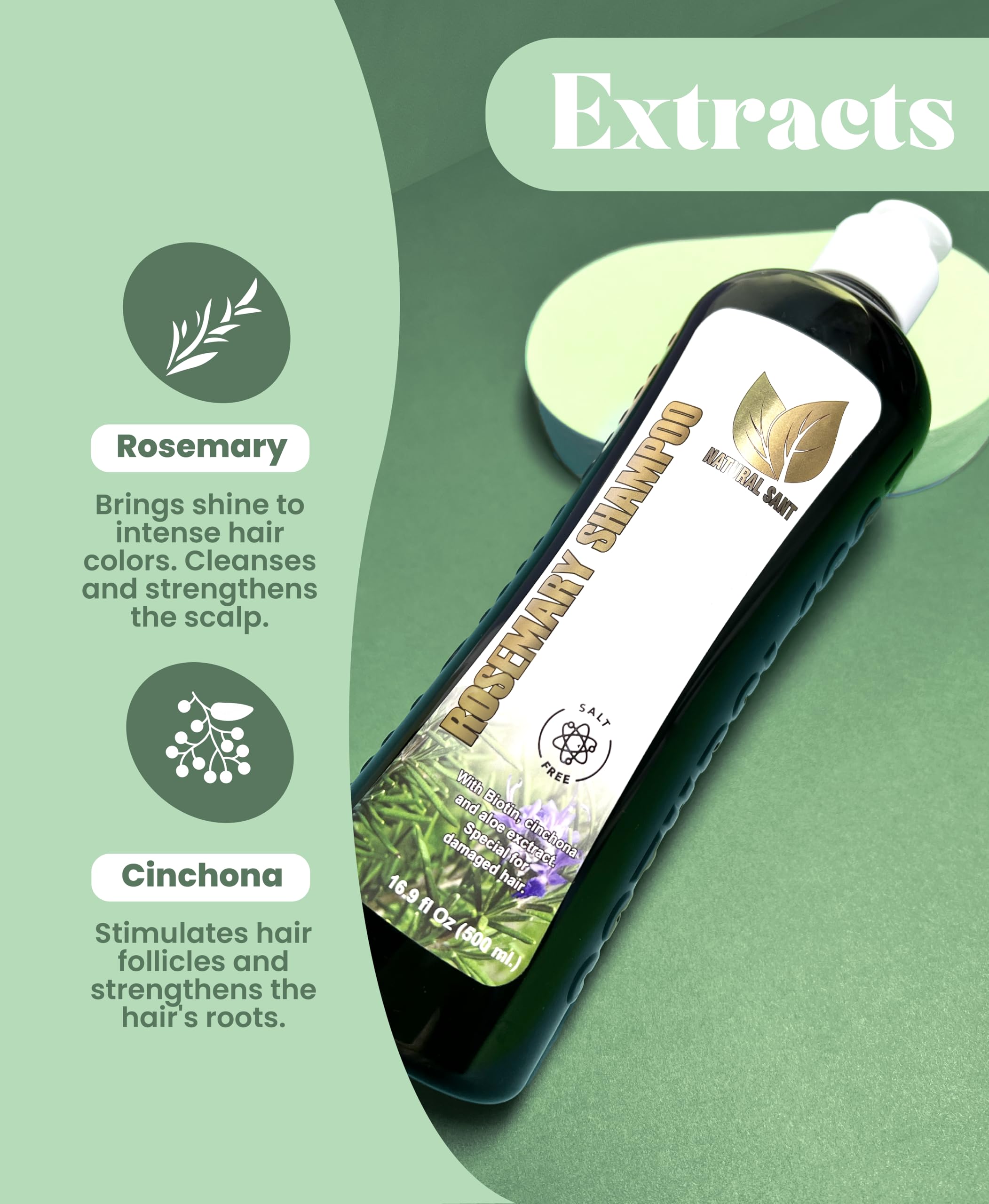 Natural sant Rosemary & Cinchona conditioner tube, delivers hydration and softness.