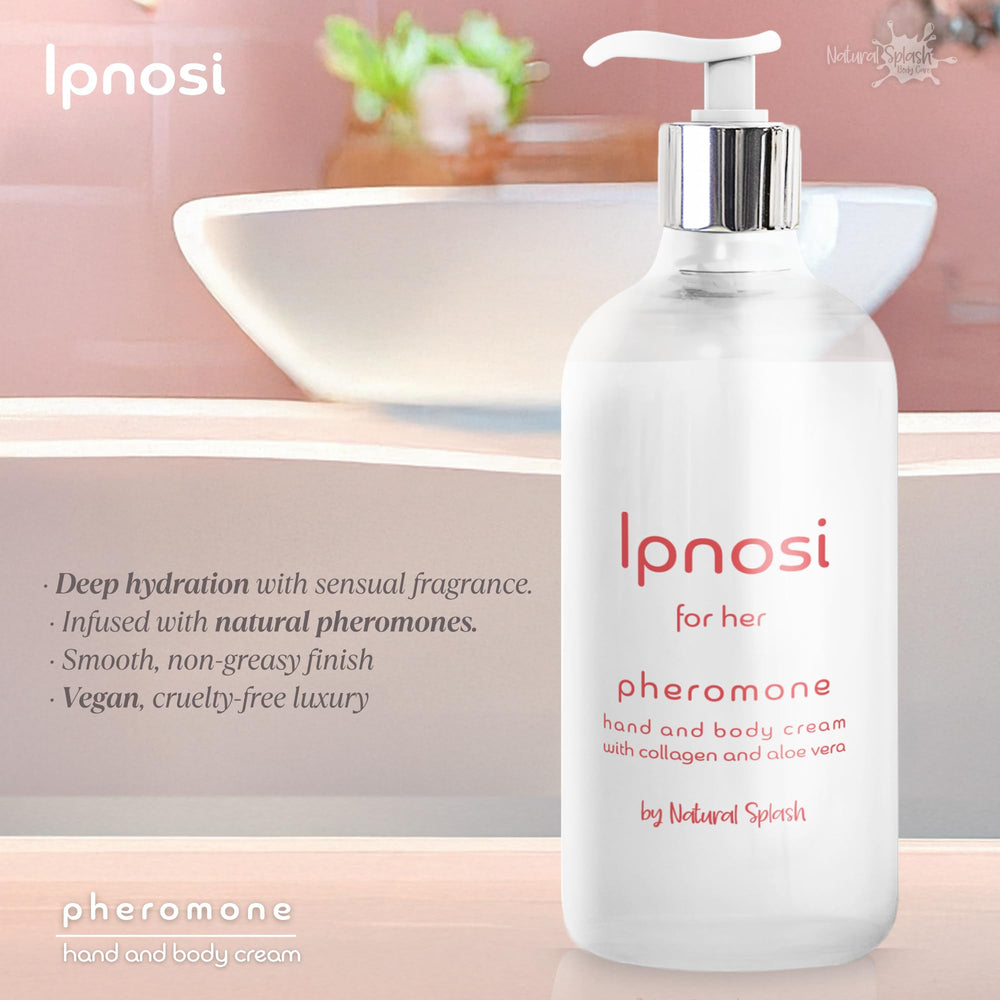 Natural Splash Ipnosi cream texture close-up highlights rich moisture without greasiness
