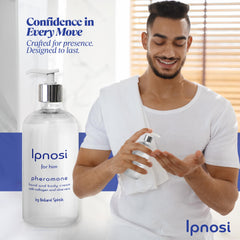 Natural Splash Ipnosi scent diffusion captures pheromone-infused aroma during daily wear.