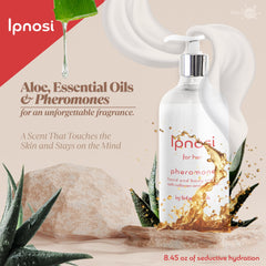 Natural Splash Ipnosi skin application arm captures fast absorption and softening touch