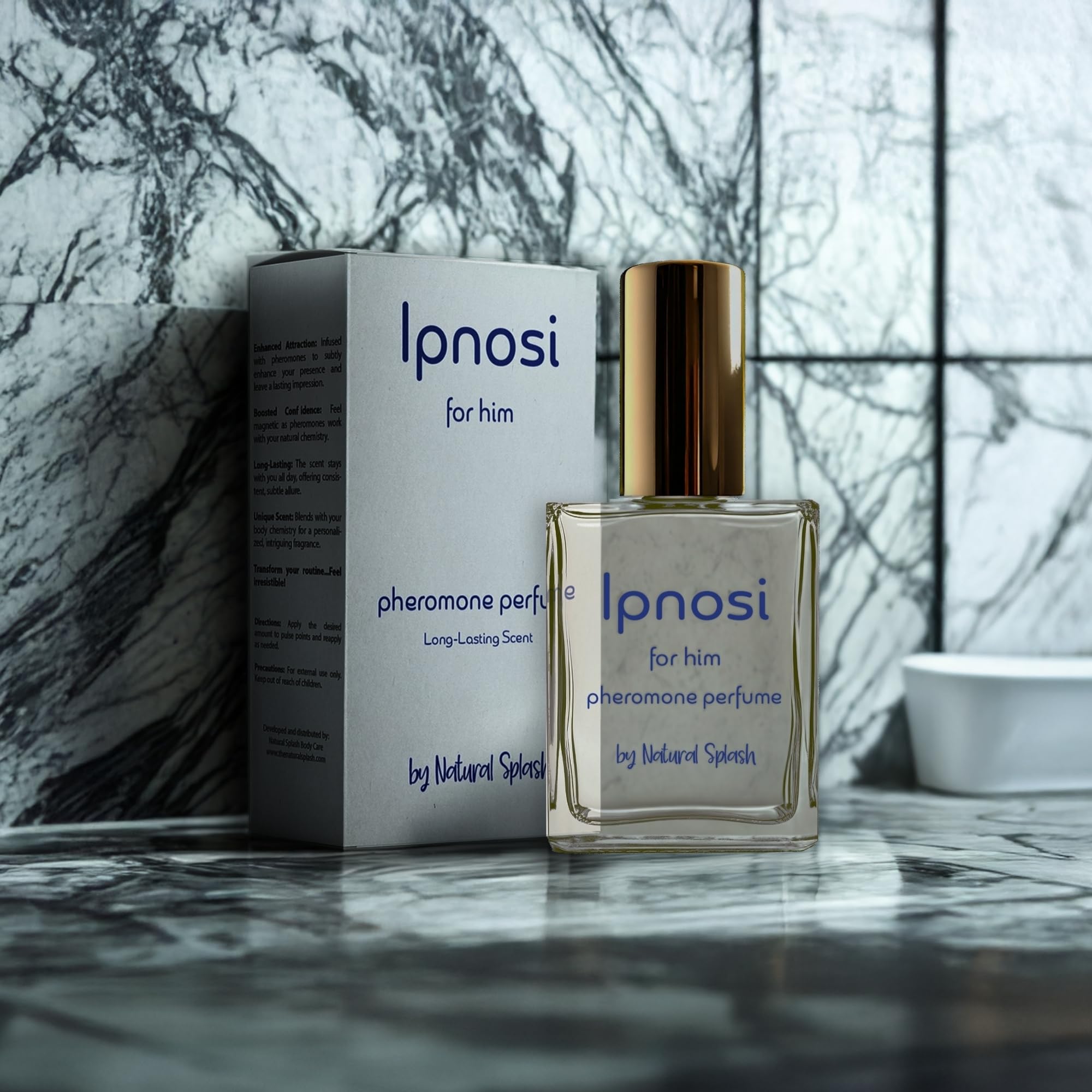 Natural Splash lpnosi For Him application on wrist for subtle sillage.
